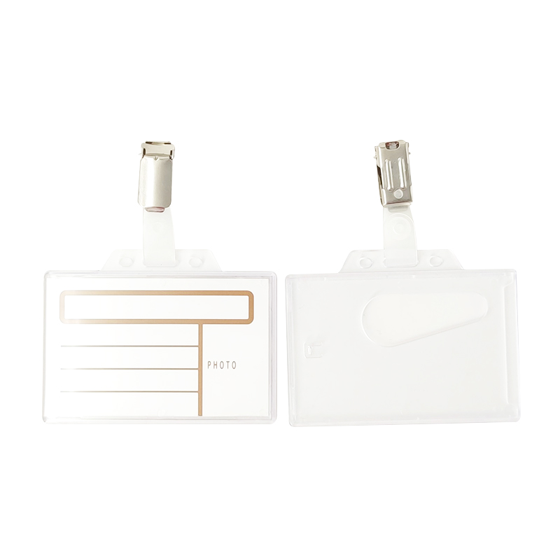 Injection Moulding Name Badge With Metal Clip